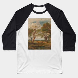 Landscape with Figures by John Linnell Baseball T-Shirt